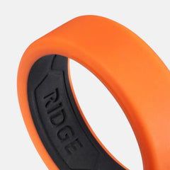 8mm Silicone Ring Set - Basecamp Orange
