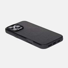 Ridge Phone Case - Midnight Black Leather - iPhone 16 Pro Max