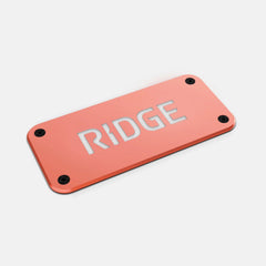 Ridge Logo Plate - Just Peachy