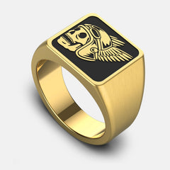 Godspeed Signet - 18K Gold