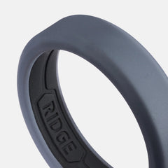 6mm Silicone Ring Set - Gunmetal