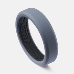 6mm Silicone Ring Set - Gunmetal