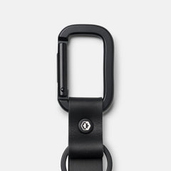 Ridge Keychain - Midnight Black Leather