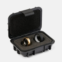 6mm Rounded Ring Set - 24K Gold