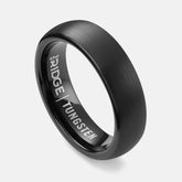 6mm Rounded Ring Set - Royal Black