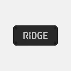 Ridge Logo Plate - Royal Black