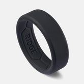 8mm Silicone Ring Set - Royal Black