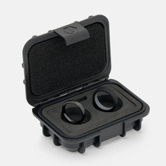 4mm Rounded Ring Set - Royal Black