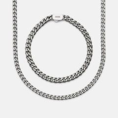 Curb Chain Kit - Titanium - Large