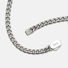 5mm Curb Chain - Titanium - 22"