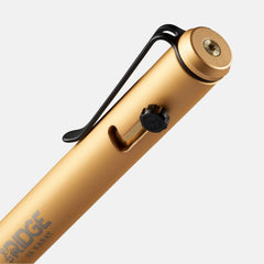 Ridge Bolt Action Pen - 24K Gold