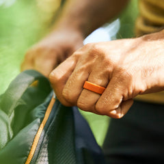 8mm Silicone Ring Set - Basecamp Orange