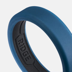 6mm Silicone Ring Set - Alpine Navy