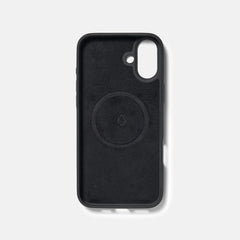 Ridge Phone Case - Midnight Black Leather - iPhone 16 Plus