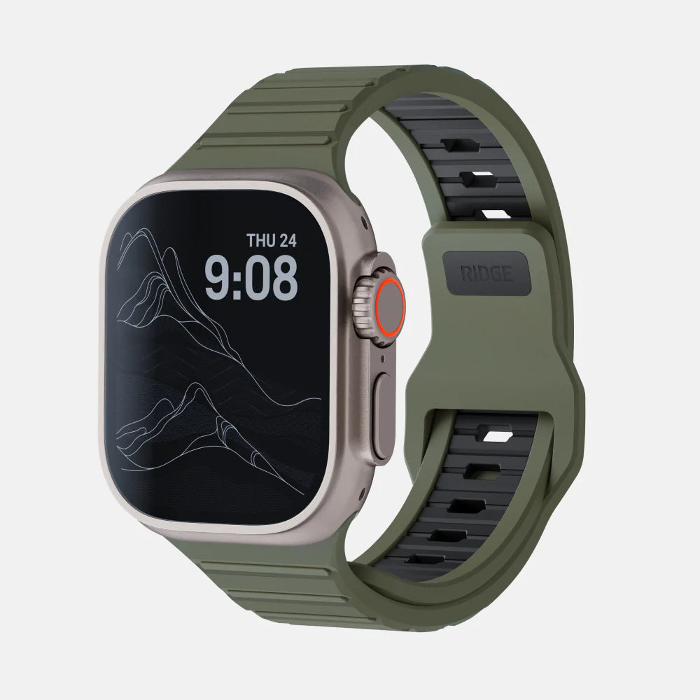 Everyday Watch Strap - Matte Olive - Ultra/46mm