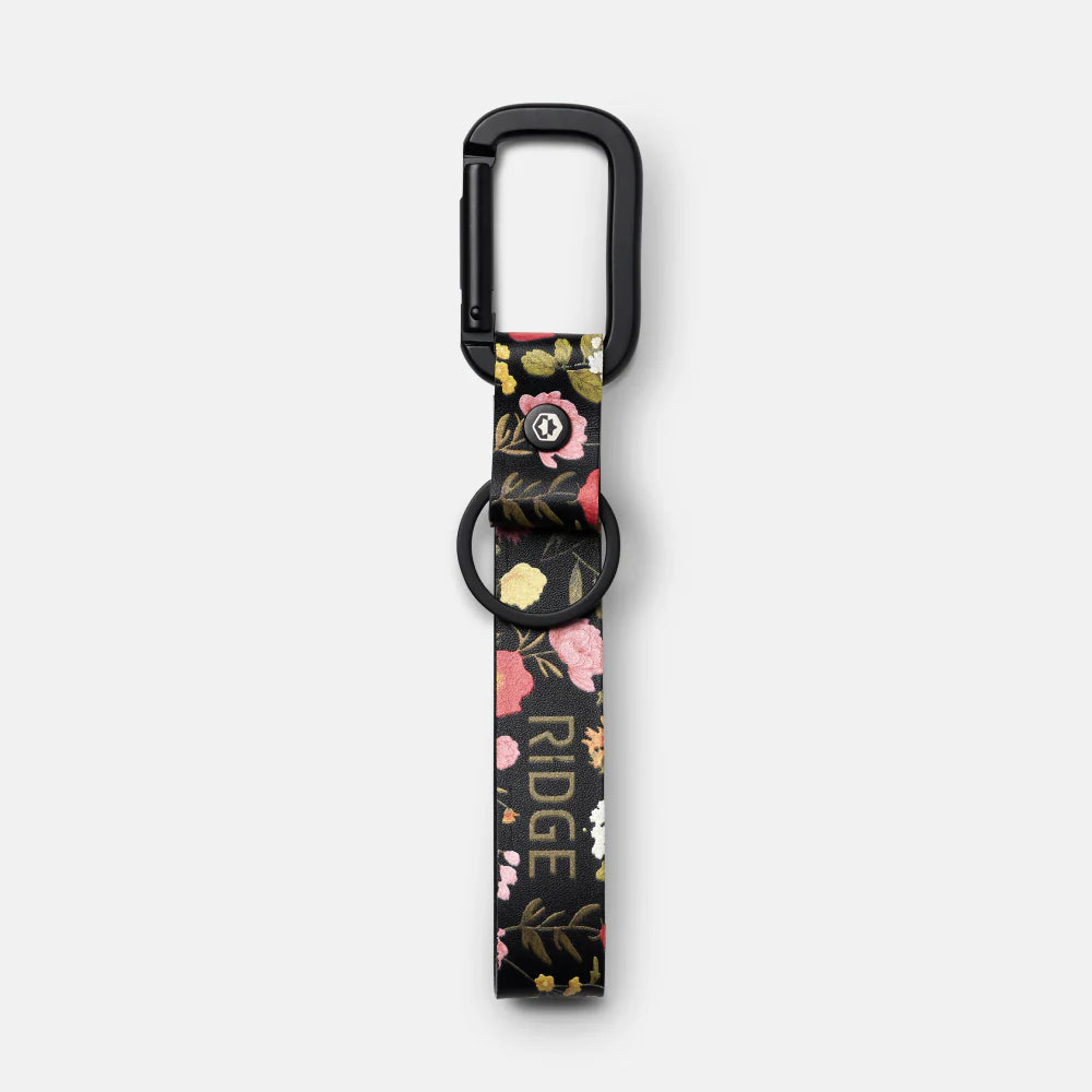 Ridge Keychain - Moonlight Garden Leather