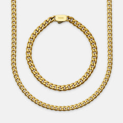 6mm Curb Bracelet - 18K Gold - Medium