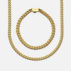 Curb Chain Kit - 18K Gold - Medium