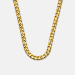 5mm Curb Chain - 18K Gold - 22"