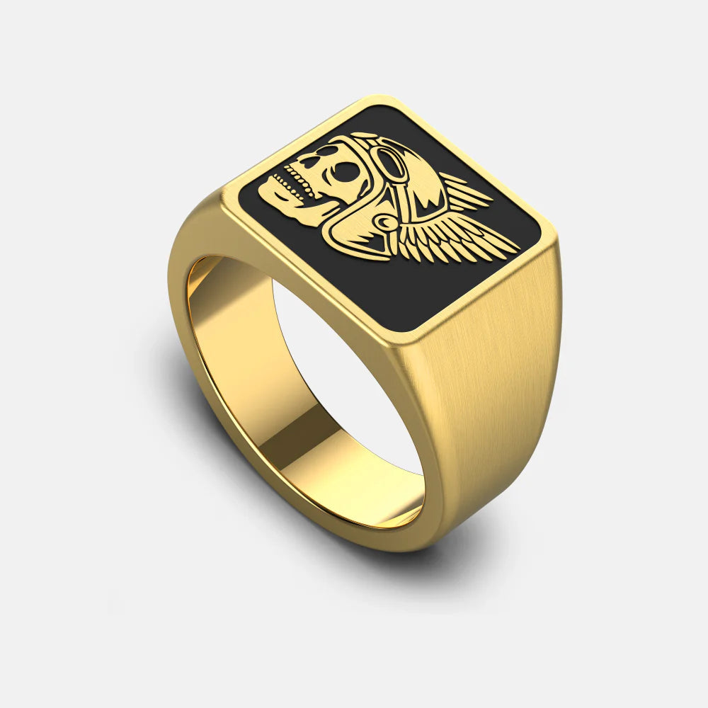 Godspeed Signet - 18K Gold