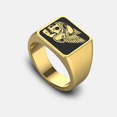 Godspeed Signet - 18K Gold