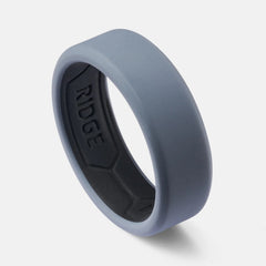 8mm Silicone Ring Set - Gunmetal