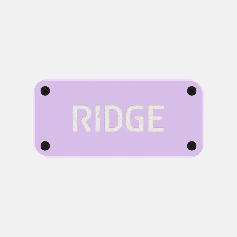 Ridge Logo Plate - Lavender