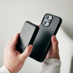 Everyday Charging Kit - iPhone 16 Plus - Midnight Black Leather