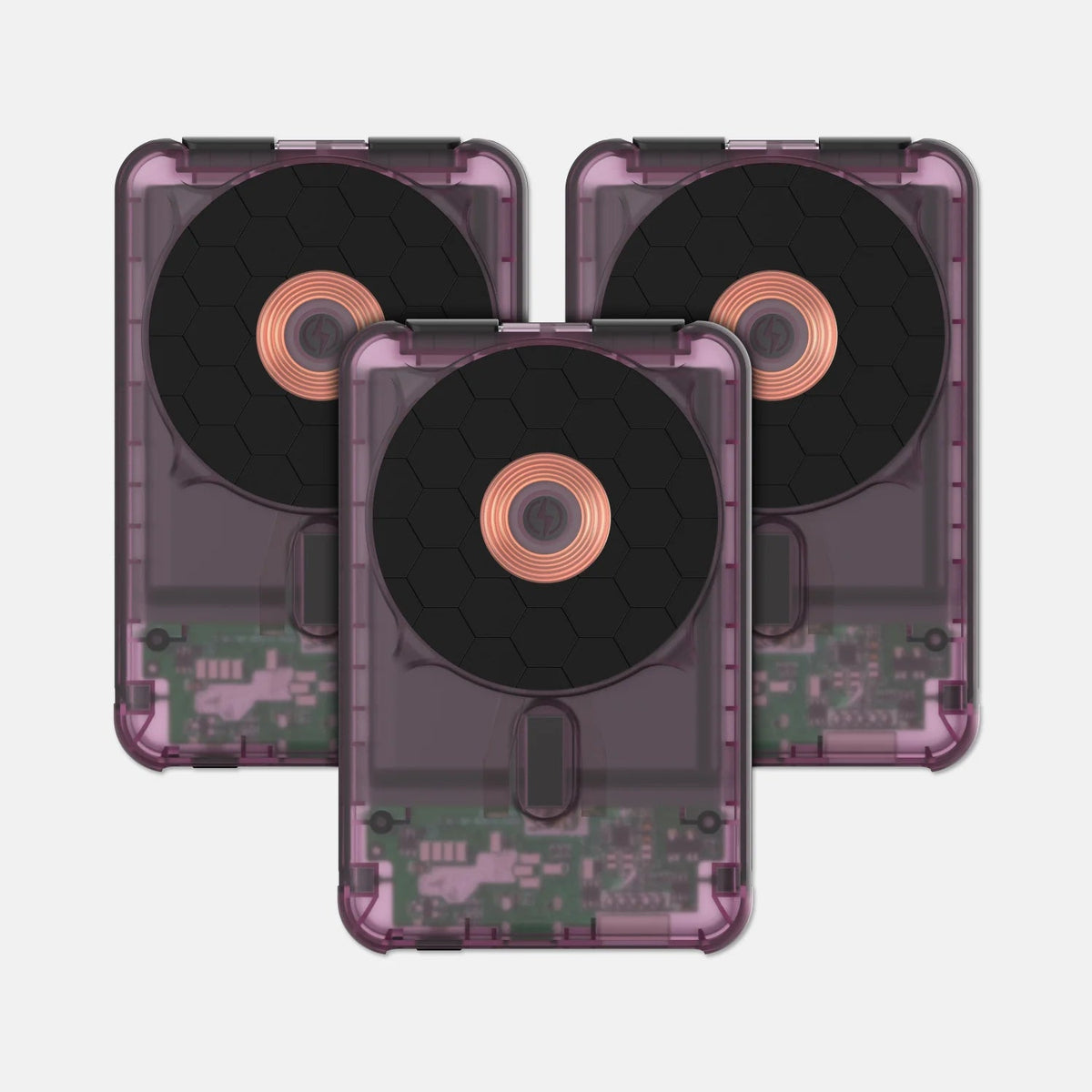 Ridge Power Bank - 10k mAh Bundle - Atomic Purple - 3-Pack