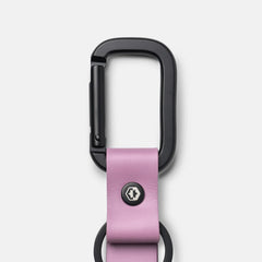 Ridge Keychain - Lilac Leather