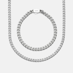 Curb Chain Kit - Platinum - Medium