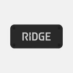 Ridge Logo Plate - Royal Black