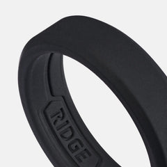 6mm Silicone Ring Set - Royal Black