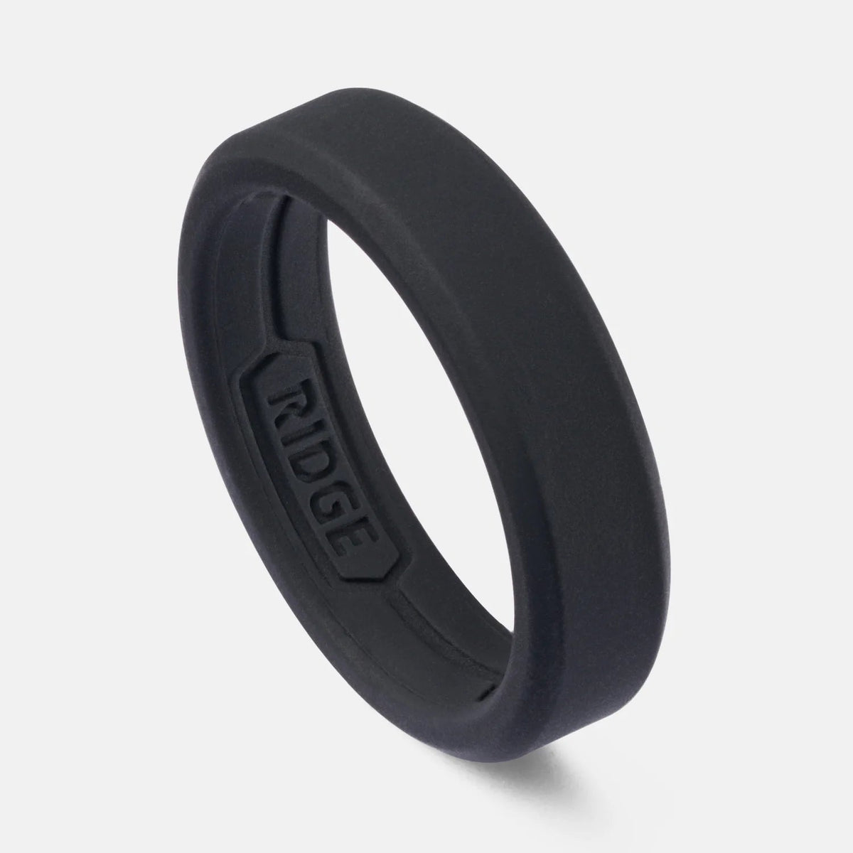 6mm Silicone Ring Set - Royal Black