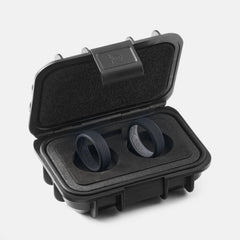 8mm Silicone Ring Set - Royal Black