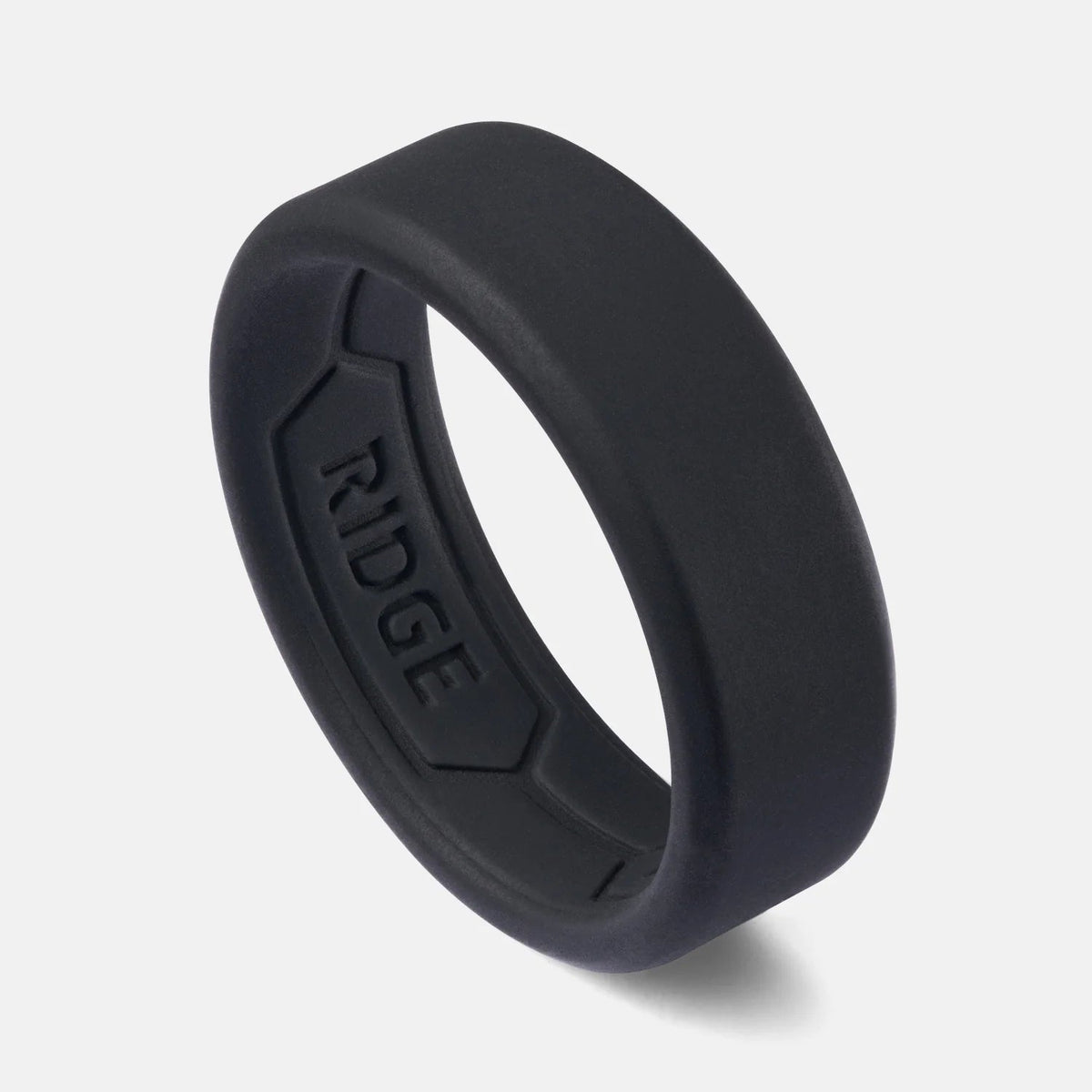 8mm Silicone Ring Set - Royal Black