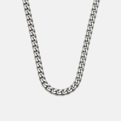 5mm Curb Chain - Titanium - 22"
