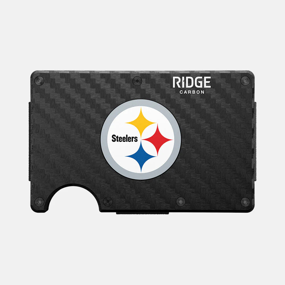 Ridge Wallet - Pittsburgh Steelers - Carbon Fiber 3k