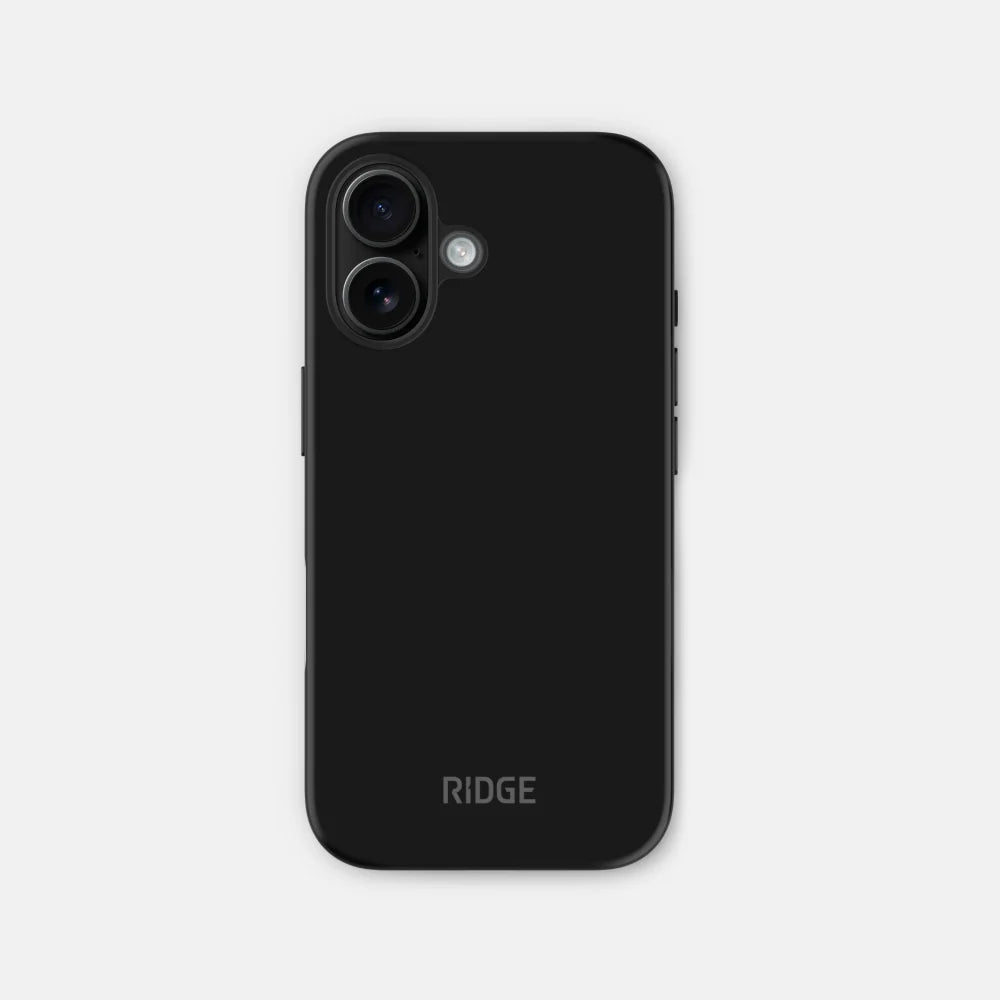 Ridge Phone Case - Matte Black - iPhone 16
