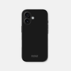 Ridge Phone Case - Matte Black - iPhone 16