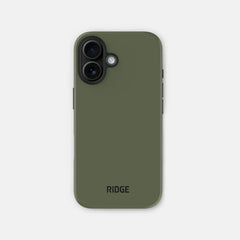 Ridge Phone Case - Matte Olive - iPhone 16